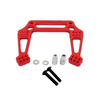 Parti Auto Rc Per Traxxas Per Slash 2WD 1/10 Supporto Staffa Ammortizzatore Anteriore Ricambi Accessori Auto RC Sostituzione Aggiornamento(Red)