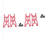 Parti auto telecomandate Compatibile Con ARRMA 1/10 Big Per Rock 3S Per BLX Per Typhon 550 1/8 Set Di Bracci Di Sospensione Anteriori E Posteriori In Metallo Per Auto RC