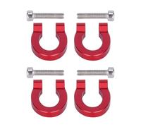 Parti auto telecomandate Compatibile Con Axial Per SCX10 Per TRX4 TF2 D90 CC01 1/10 Parti Di Ricambio Auto Cingolate RC Gancio Di Traino Con Anello A D Paraurti Anteriore E Posteriore