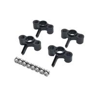 Parti auto telecomandate Compatibile Con JLB Per Racing Per Cheetah 11101 21101 J3 Per Speed 1/10 Ricambi Per Auto RC, 4 Pezzi, Snodi Sterzanti In Metallo, Supporto Mozzo