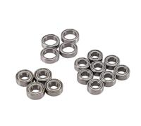 Parti auto telecomandate Compatibile Con Tamiya Per TT-02 TT-02D 1/10 Auto Telecomando Parti Di Aggiornamento Modifica Di Ricambio 16 Pz Cuscinetto A Sfera Kit