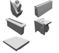 Parti Connessione per Case PC Ibrido Personalizzato Stampato 3D Custom