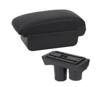 Parti corrimano Scatola Bracciolo per Auto Scatola Portaoggetti Centrale Parte Retrofit Dedicata Interna Accessori Auto per Citroen C2 C3(A2 Black Line No USB)