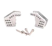 Parti Crawler Rc Per Axial Per Wraith RR10 90048 90053 1/8 1 Coppia FAI DA TE Shock Mount Parte RC Crawler Accessori Auto Ricambio Sostituire Modificato(Silver)
