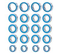 Parti Cuscinetto Rc Per Tamiya Per TT01 Per TT-01 TT01D TT01E Per TT02B 1/10 Set 20 Cuscinetti Sigillati Parti Aggiornamento Del Telaio Dell'auto Cingolata RC