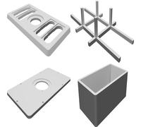 Parti Custodia Altoparlante Surround Sistema Audio DIY Stampato 3D Housing