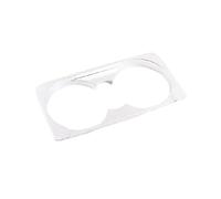 Parti Decorative Per La Copertura Del Portabicchieri Anteriore Dell'auto Per Land Rover Per Discovery 4 LR4 2010-2016 WEFOLCC(Argento)
