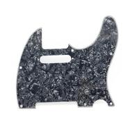 Parti del battipenna per chitarra elettrica 1 Pz Chitarra 3 Strati Battipenna 8 Fori 10 Fori Con Vite Per Chitarra Elettrica TL 12 Colori Lastic Materiale(Black1)