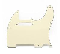 Parti del battipenna per chitarra elettrica 1 Pz Chitarra 3 Strati Battipenna 8 Fori 10 Fori Con Vite Per Chitarra Elettrica TL 12 Colori Lastic Materiale(Yellow1)