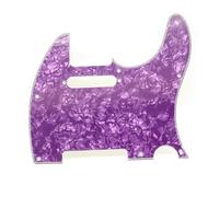 Parti del battipenna per chitarra elettrica 1 Pz Chitarra 3 Strati Battipenna 8 Fori 10 Fori Con Vite Per Chitarra Elettrica TL 12 Colori Lastic Materiale(Purple)