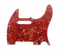 Parti del battipenna per chitarra elettrica 1 Pz Chitarra Stile TL Battipenna A 3 Strati 8/10 Fori Con Vite Per Chitarra Elettrica TL 12 Colori(Dark Red)