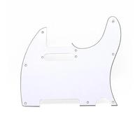 Parti del battipenna per chitarra elettrica 1 Pz Chitarra Stile TL Battipenna A 3 Strati 8/10 Fori Con Vite Per Chitarra Elettrica TL 12 Colori(White)
