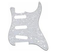 Parti del battipenna per chitarra elettrica 1 Pz SSS Battipenna Per Chitarra Elettrica 3 Strati 11 Fori Con Vite Per La Sostituzione Di Parti Di Chitarra Stile FD/ST(SSS White)