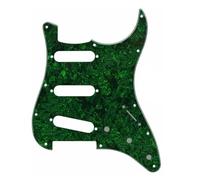 Parti del battipenna per chitarra elettrica 1 Pz SSS Battipenna Per Chitarra Elettrica 3 Strati 11 Fori Con Vite Per La Sostituzione Di Parti Di Chitarra Stile FD/ST(SSS Green)