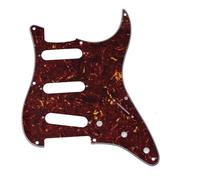 Parti del battipenna per chitarra elettrica 1 Pz Vintage 8 Fori Per Battipenna Per Chitarra Elettrica ST Battipenna SSS Piastra Antigraffio Con Viti Accessori Per Parti Di Chitarra(Red 4)