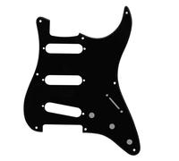 Parti del battipenna per chitarra elettrica 1 Pz Vintage 8 Fori Per Battipenna Per Chitarra Elettrica ST Battipenna SSS Piastra Antigraffio Con Viti Accessori Per Parti Di Chitarra(Black 1)