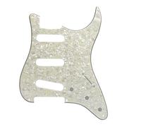 Parti del battipenna per chitarra elettrica 1 Pz Vintage A 8 Fori Per Battipenna Per Chitarra ST Piastra Antigraffio SSS E Viti Per Parti Di Chitarra Elettrica(Aged 4)