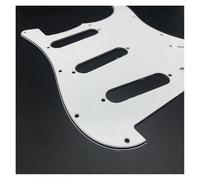 Parti del battipenna per chitarra elettrica 10 Pz 3 Strati 11 Fori Per Viti Piastra Antigraffio Per Battipenna Per Chitarra Elettrica Per Accessori Per Chitarra Stile ST(SSS White)