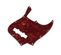 Parti del battipenna per chitarra elettrica Battipenna Per Basso Elettrico 1PC Per Piastra Antigraffio Per Battipenna JB Con Viti Per Battipenna Per Parti Di Basso A 4 Corde(Red)