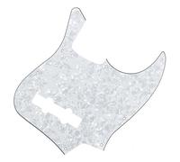 Parti del battipenna per chitarra elettrica Battipenna Per Basso Elettrico 1PC Per Piastra Antigraffio Per Battipenna JB Con Viti Per Battipenna Per Parti Di Basso A 4 Corde(White)