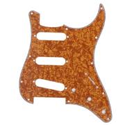 Parti del battipenna per chitarra elettrica Battipenna Per Chitarra 1pc 3 Strati 11 Fori Per Accessori Per Chitarra Elettrica In Celluloide PVC Di Ricambio Perfetto ST(Brown)