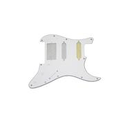 Parti Del Battipenna Per Chitarra Elettrica Battipenna Singolo Per Chitarra Elettrica Con Ponte A Doppio Bilanciere(White ice flowers single and double)