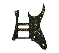 Parti del battipenna per chitarra elettrica Per Battipenna Per Chitarra HSH Humbucker Pickup Scratch Plate Flame Pattern Con Battipenna E 10 Supporti(4Ply6)