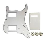 Parti del battipenna per chitarra elettrica Piastra Antigraffio Per Battipenna Per Chitarra Elettrica 1SET Bobina Humbucker HH Per Parti Di Chitarra ST(3Ply4)