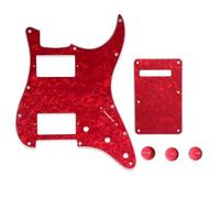 Parti del battipenna per chitarra elettrica Piastra Antigraffio Per Battipenna Per Chitarra Elettrica 1SET Bobina Humbucker HH Per Parti Di Chitarra ST(4Ply15)