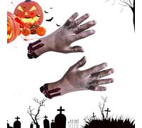 Parti del corpo finte, decorazioni per la casa infestata, mani finte, decorazioni spaventose, oggetti di scena di Halloween per tavoli, armadi, letti, pareti, porte, finestre