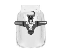 parti del corpo Moto Parafango Posteriore Splash Fango Polvere Guard Copertura Paraspruzzi Per Kawasaki Z900RS Cafe Con Portatarga(Argento)