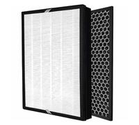 Parti Del Filtro HEPA E Al Carbone H13 Compatible With Sharp FP-J80EU-W | 1 Set FP-J80EU FP-J60EU-W FP-J60EU FP-J80EU-H Filtro Di Ricambio For Purificatore D'aria