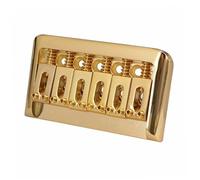Parti del ponte della chitarra Ponte Hardtail Per Chitarra Elettrica Senza Vibrato A 6 Corde Per ST/TL(Gold)