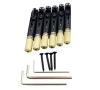 Parti Del Ponte Della Chitarra Ponte Per Chitarra Elettrica Senza Testa | Selle A Ponte E Gruppo Blocco Corde Per Una Chitarra Elettrica Senza Testa A 6 Corde Con Tasti A Ventaglio(Lower saddle)