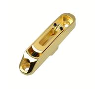 Parti del ponte della chitarra Un Set Di 4 Corde Per Basso Elettrico A 4 Corde Sellette Per Ponti E Cordiera Cromati E Dorati(Gold)