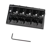 Parti del ponte della chitarra Un Set Di 5 Corde Per Basso Elettrico Nero Ponte Per Chitarra Accessori Parti Strumento Musicale