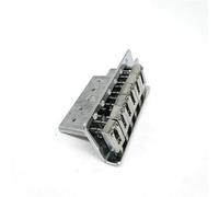 Parti del ponte della chitarra Un Set Di Corde Per Chitarra Elettrica Nere E Dorate Con Ponte Per Tirare Le Corde Parti Di Strumenti Musicali Vibrato A Scossa Singola(Silver)