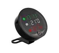 Parti Del Tester Di Tensione Della Temperatura Digitale 4 In 1 Dello Strumento Motociclo Dashboad ATV Voltmetro Orologio Termometro Cronometro