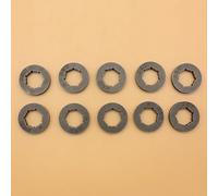 Parti del tosaerba 10 pezzi 3/8quot;7T 19 MILLIMETRI 22 millimetri Rim Pignone Fit HUSQVARNA 268 272 362 365 371 372 Poulan Stihl Echo McCulloch Giardino Motosega Parti(Hole Siameter 22MM)