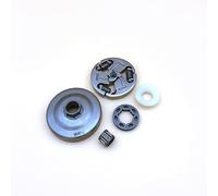 Parti del tosaerba 3/8-7T Tamburo Della Frizione Pignone Cerchio Cuscinetto Kit Ingranaggio a vite senza fine for Husqvarna for Artigiano 357 359 357XP Motosega Parte запчасти для бензопилы