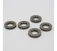 Parti del tosaerba 5 pz/lotto 3/8 Passo 8 Denti ID 22 millimetri Standard Spline Pignone Rim for Stihl 30 31 32 38 40 41 44 MS361 MS440 MS460 MS660 Motosega