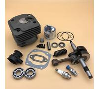 Parti del tosaerba 50 MILLIMETRI Testata Pistone Albero Motore Cuscinetto di Tenuta Kit Misura for Husqvarna 372XP 372 371 365 362 Motosega Revisione Parti Del