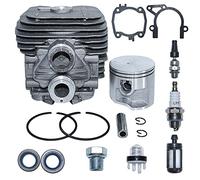 Parti del tosaerba Kit guarnizioni pistone cilindro 50mm for Stihl TS410 TS420 TS 410 420 sega da taglio sostituire 4238 020 1202 parti di attrezzi giardino(Cylinder Piston Kit)