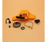 Parti del tosaerba Recoil Rewind Pull Starter Tamburo Frizione Pignone Rim Pompa Olio Freno Cuscinetto a Fascia for Partner 350 351 Gas Motosega Parti