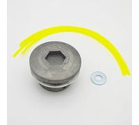 Parti del tosaerba Testina universale in alluminio con 4 linee adatta for il pezzo di ricambio for tagliaerba da giardino in nylon for decespugliatore