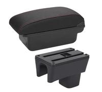 Parti Del Vano Portaoggetti Interno Del Bracciolo Dell'auto Per Suzuki Per Swift 2005 2006 2007 2008 2009 2010-2023 Consolle(C1 Black red)