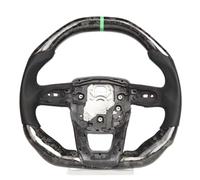parti del volante da corsa Compatibile Con Lamborghini Per Urus 2018 2019-2024 PU Perforato Verde Center Line Flat Top Forgiato Volante Da Per Corsa Fibra Carbonio