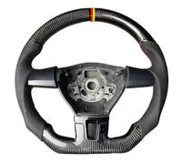 parti del volante da corsa Compatibile Con Per CC Per Passat Per Golf 6 Senza Pulsanti E Senza Leve Cambio Accessori Volante Auto Fibra Carbonio(No Buttons-C)