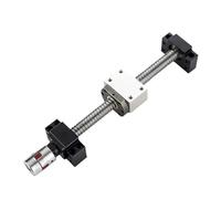Parti della macchina a vite a sfere a movimento li 1 pz C7 SFU2504 Vite a ricircolo di sfere con dado singolo + BKBF20 + D40L66 14x17mm Accoppiamento + DSG25H Alloggiamento dado(500mm)