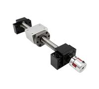 Parti della macchina a vite a sfere a movimento li 1 set di viti a sfere da 20 mm diametro SFU2010 con dado singolo 10mm + cuscinetti for router CNC(550mm)